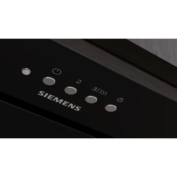 Siemens LB87NAC60B Canopy cooker hood in black_controls