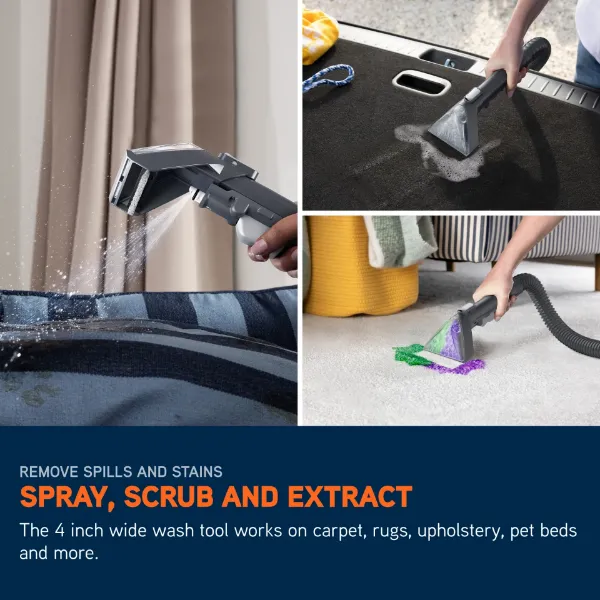 VAX CDSW-MCXS SpotWash Mini - Grey & Red_in use 2