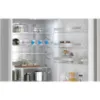 Siemens KG39NVIBG, Free-standing fridge-freezer with freezer at bottom Stainless steel_open