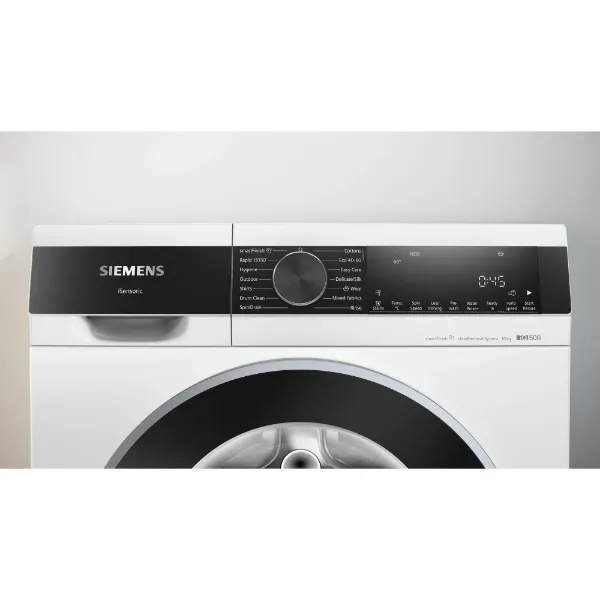 Siemens WG56G2Z4GB Washing machine front loader in white_controls