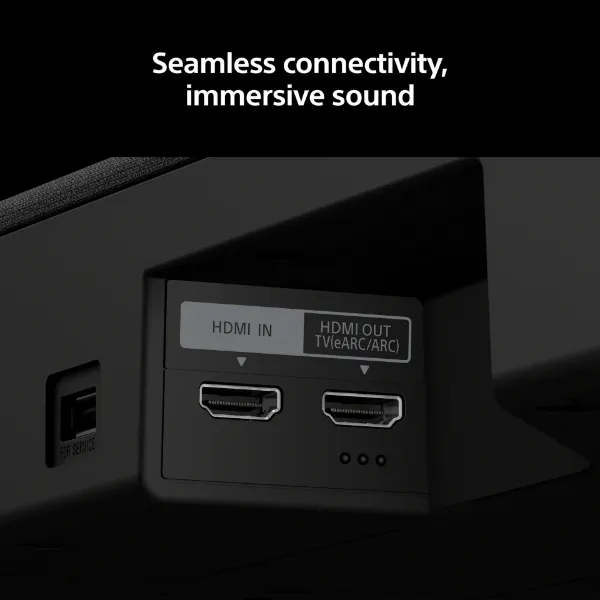 Sony BRAVIA 5.1ch - 7.1chBRAVIA Theatre Trio Surround Sound by Dolby Atmos - Black_connectivity