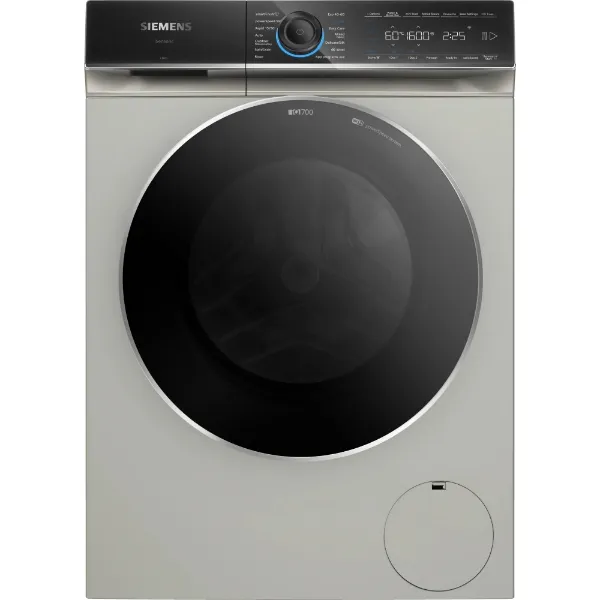 Siemens WG66B2AXGB Washing machine front loader in silver inox_front