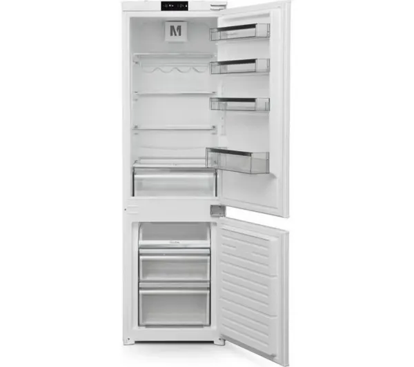 Montpellier MIFF730FF Integrated 70/30 Frost Free Fridge Freezer - Sliding Hinge_open
