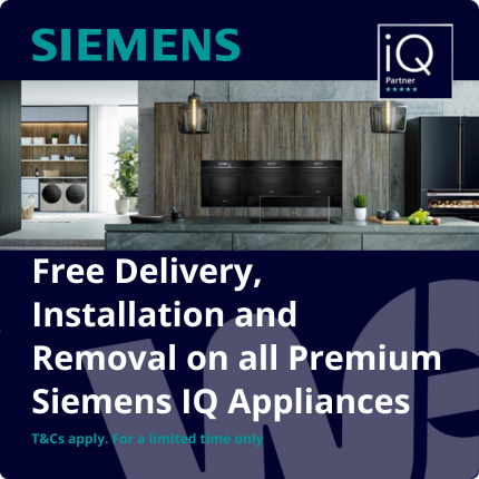 Siemens Free Delivery, Installation and Removal